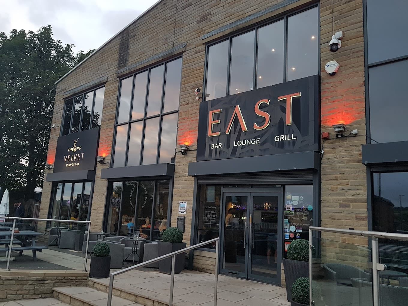 EAST Bar Lounge Grill exterior